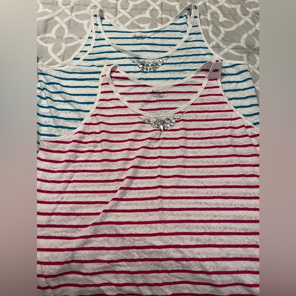 Lane Bryant tank set with embellishment, 26/28, NWOT - Picture 2 of 4